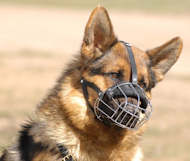 German Shepherd Wire muzzle - Wire Basket dog muzzle