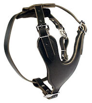 Leather Dog Harness for German Shepherd - Dog Tracking Harness