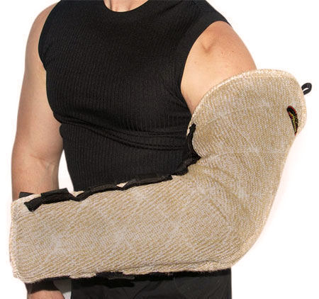 hidden bite sleeve made of jute
