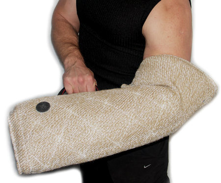 jute puppy soft sleeve - bite protection sleeve for puppy training