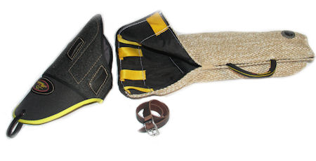 jute puppy sleeve with sholder