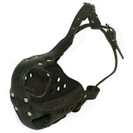 Hard Dogs Leather Working Dog Muzzle - Training Leather Muzzles