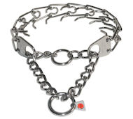 Large H.Sprenger Steel Force Pinch Collars 20" German Shepherd