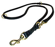 K9 Sport / All weather Leash - Rolled Leather SNAP Leash