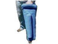 Dog protection leg sleeve with bite bar
