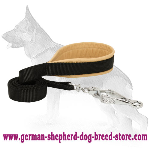 Durable German Shepherd Leash with Soft Padded Handle 