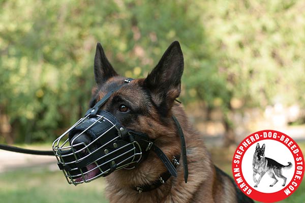 German Shepherd Muzzle Designed for Free Breathing