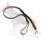 Leather German Shepherd Leash with Braids
