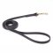Black Biothane German Shepherd Leash for Walking, Tracking