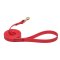 Red Waterproof German Shepherd Leash Made of Biothane