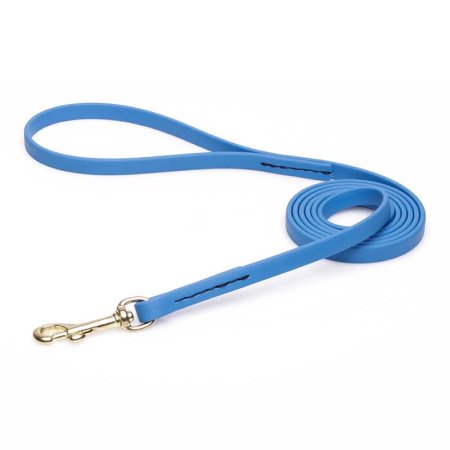 Amazing Blue Biothane German Shepherd Leash for Walking, Tracking