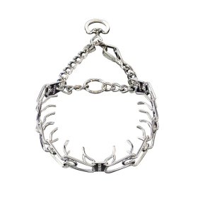 Fast Handling with Dog Pinch Prong Collar Chrome Plated - 1/8 inch (3.25mm)
