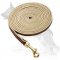 Long Leather German Shepherd Leash for Walking and Tracking