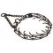 Herm Sprenger German Shepherd Pinch Collar of Black Stainless Steel - 2.25 mm (1/11 inch)
