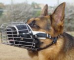 German Shepherd Basket Wire Dog Muzzle Fully Padded