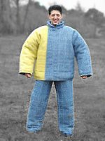 Safety and protection bite suit for police work