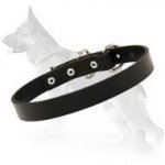 German Shepherd Leather Collar 25 mm