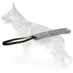 French Linen Puppy Training Bite Tug with Handle
