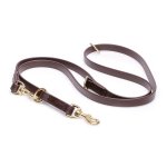 Multipurpose Brown Biothane German Shepherd Leash for over 7 Different Activities