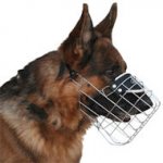 'The Silencer' Wire Basket Dog Muzzle For German Shepherd