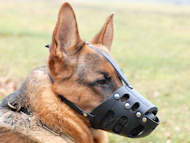 Everyday Leather Muzzle For German Shepherd