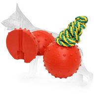 Medium Rubber Training Water Ball for Playing (2 1/3 inch (6 cm))