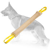Jute German Shepherd Bite Tag / Tug for Young Dogs
