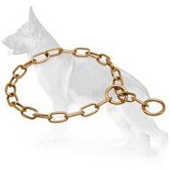 Safe Walking and Training Curogan Fur Saver Choke Chain 1/9 inch (3 mm)