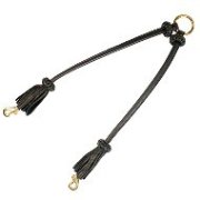 Decorated Leather German Shepherd Coupler for Walking 2 Dogs