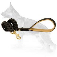 Handcrafted Braided Leather Dog Leash for walking and training