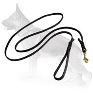 10 mm Braided Leather German Shepherd Leash