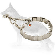 Neck Tech Stainless Steel Pinch Prong Collar for German Shepherd - 19 inch (48 cm)