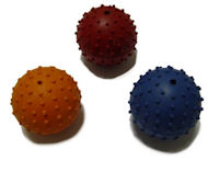 German Shepherd Rubber Ball With Bell Inside 2 1/3 inches (6 cm) - TT16