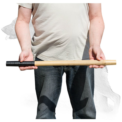 Bamboo German Shepherd Stick with Handle Tape Covered