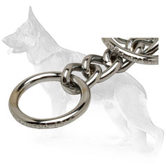 Chrome Plated Dog Collar for Obedience Training