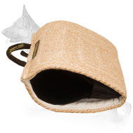 Two-Fisted Bite Builder for Advanced Training Made of Jute