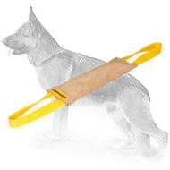 Quick Grip Leather Bite Tug with Handles