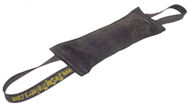 Play and Train Leather Dog Tug Toy with 2 Handles