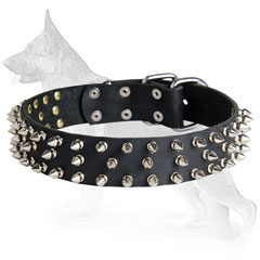 German Shepherd Dog Collar Spiked Walking