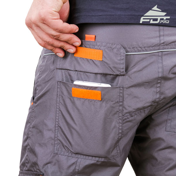 Convenient Design FDT Professional Pants with Reliable Side Pockets for Dog Trainers