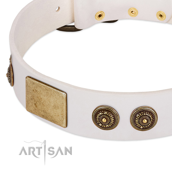 Decorated dog collar handcrafted for your lovely doggie