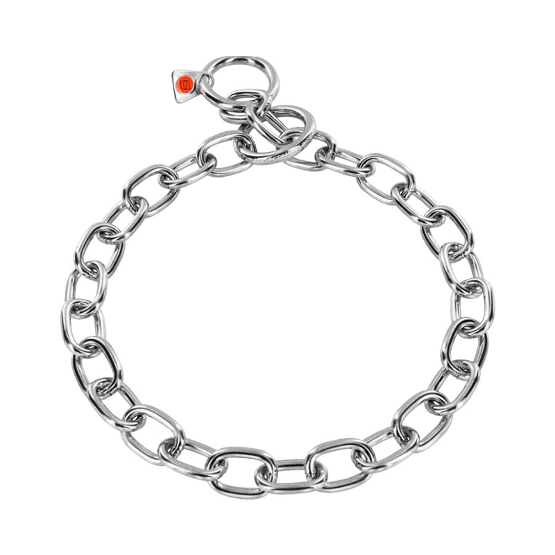 Stainless Steel Medium Sized Link Chain Collar - 4.0 mm