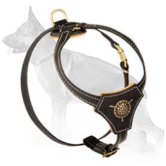 German Shepherd Harness With Nappa Padding