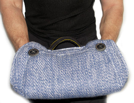 Puppy and Young Dog Bite Builder made French Linen - Bite pillow