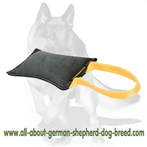 Professional Drive Training Tug with Handle Leather Made