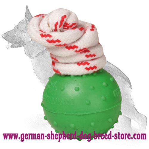 Ribbed Rubber Ball for Training and Playing in Water - Small 2 inch (5 cm)