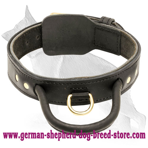 Better Control 2 Ply German Shepherd Leather Collar