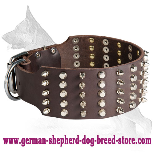 【 Genuine Leather Collar 】 leather-dog-collar-heritage-