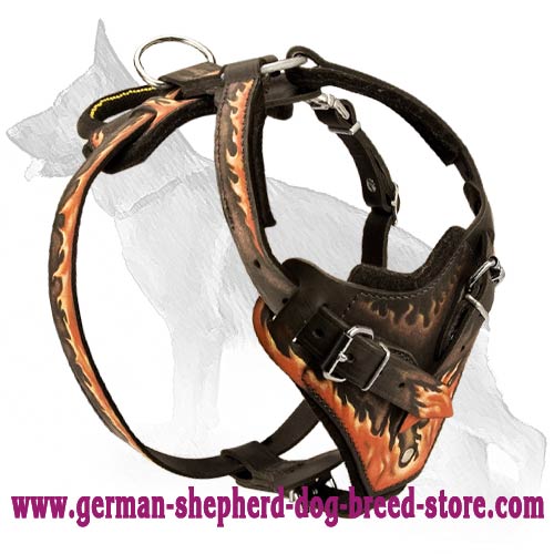 German Shepherd Dog Harness For Training And Walking