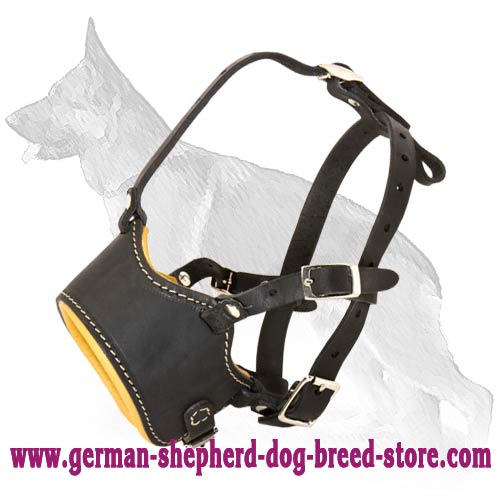 German Shepherd Dog Muzzle For Barking Prevention